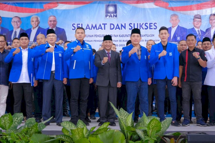 Kepengurusan DPD PAN Kabupaten Muba periode 2020-2025 resmi dikukuhkan. Ist