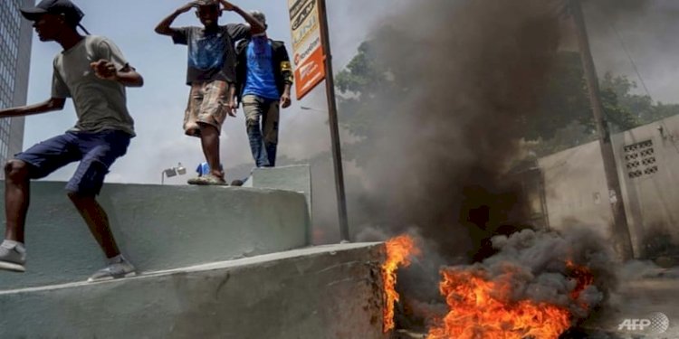 Kerusuhan antar geng yang terjadi di Port-au-Prince, ibukota Haiti. (Istimewa/net)