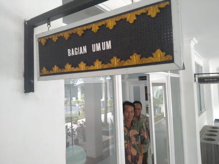 Ruang Bagian Umum Setda Kota Palembang. (ist/rmolsumsel.id)