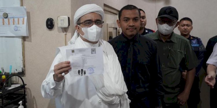 Habib Rizieq Shihab saat bebas/Ditjen PAS