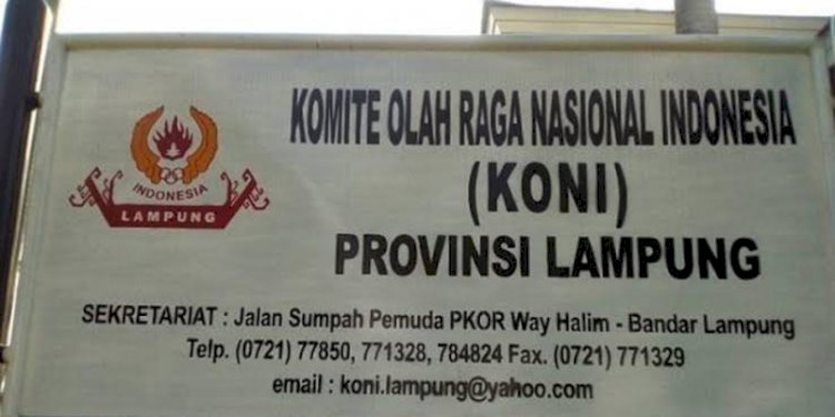 Komite Olahraga Nasional Indonesia (KONI) Provinsi Lampung/RMOLLampung