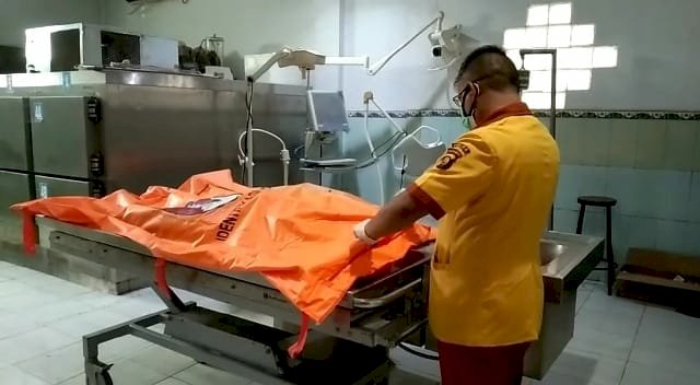 Mayat korban  saat di RS Bhayangkara Palembang/RMOL
