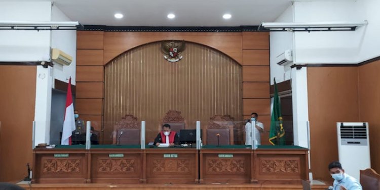 Hakim tunggal, Hendra Utama Sutardodo di PN Jaksel saat bacakan putusan gugatan praperadilan Mardani H. Maming/RMOL