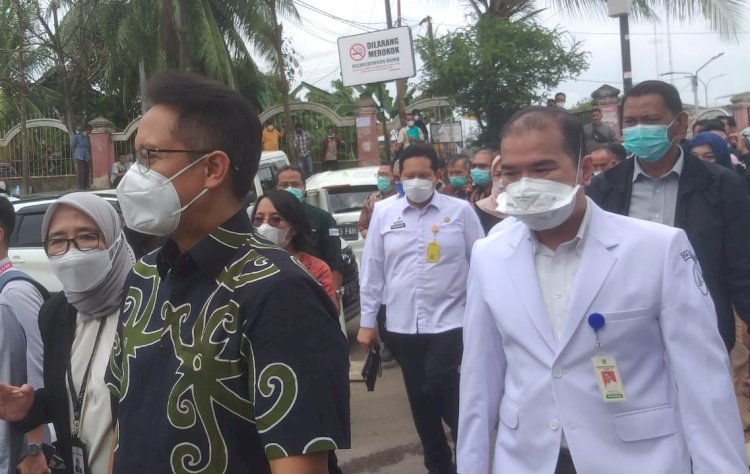 Menkes RI, Budi Gunadi saat berkunjung ke Palembang. (Istimewa/net)
