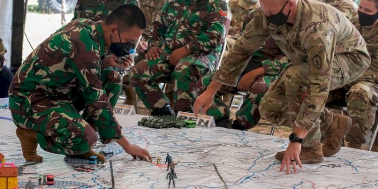 Latihan Militer Garuda Shield tahun lalu di Baturaja, Sumatera Selatan/ist