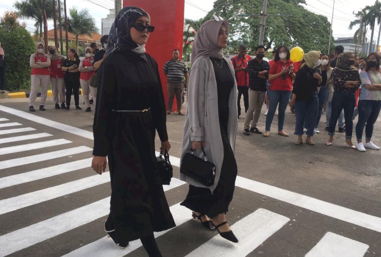 PTC Fashion Walk di pintu masuk Mall Palembang Trade Center Palembang/Foto: Humaidy Kennedy
