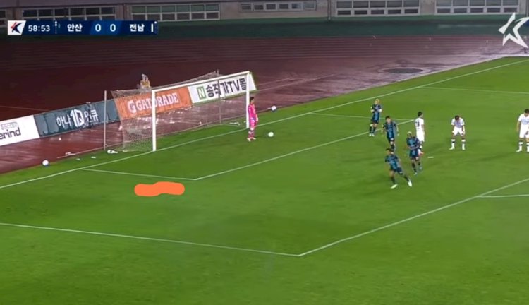Asnawi Mangkualam mencetak gol ke gawang Jeonnam Dragons dan membawa Ansan Greeners meraih kemenangan/Foto: tangkapan layar youtube
