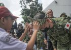 Potret Kunjungan Tentara Jepang ke Palembang