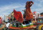 Melihat Tradisi Kapal Hias di Pinggiran Sungai Musi Palembang