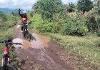 Ratusan Pesepeda Jajal Trek Kebun dan Sungai di Empat Lawang 