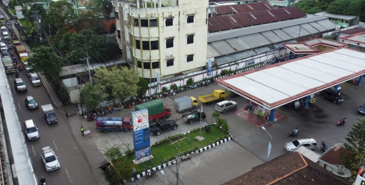 Lokasi SPBU Punti Kayu, Jalan Kolonel H Burlian KM 7, Kecamatan Sukarami Palembang/RMOL