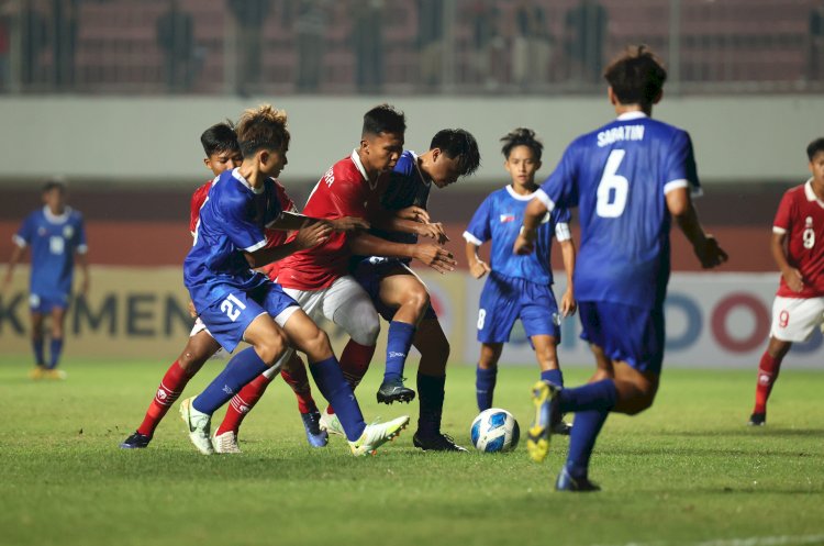 Timnas Indonesia U-16 siap membongkar pertahanan Singapura/Foto:PSSI