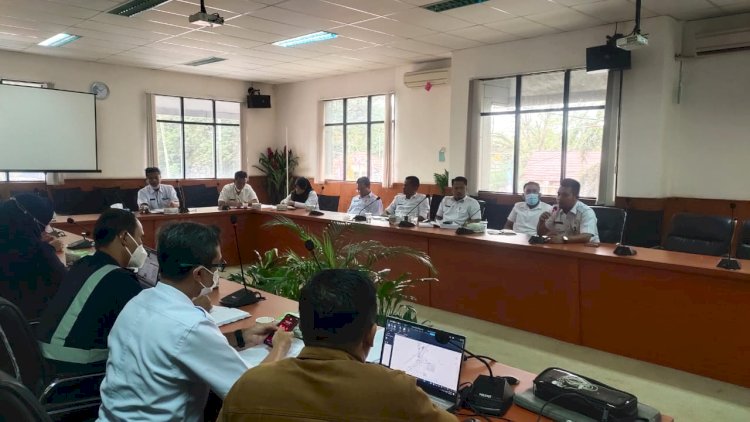 Rapat Pembahasan Aset Pemkab Muara Enim untuk Pekerjaan Pembangunan di ruang rapat Serasan Sekundang Muara Enim. (Noviansyah/rmolsumsel.id)