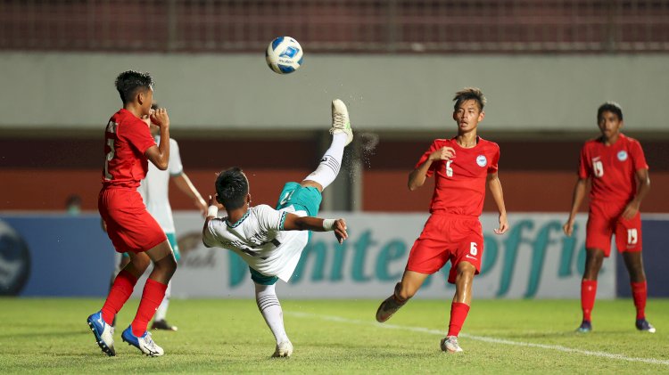 Timnas U-16 menang besar di laga perdana melawan Singapura di Piala AFF U-16/PSII