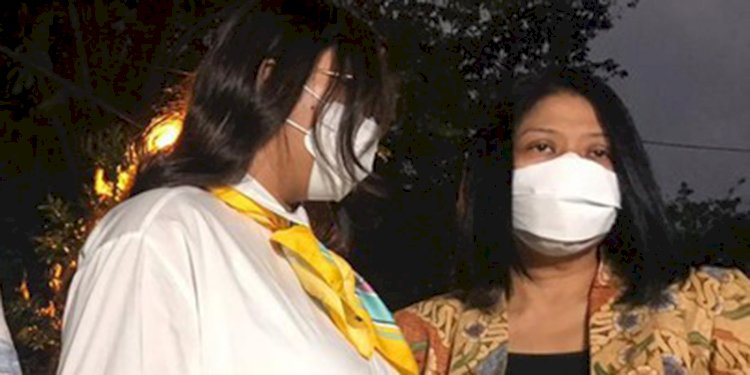Istri mantan Kadiv Propam Irjen Ferdy Sambo, Putri Chandrawati muncul pertama kali di Mako Brimob/net