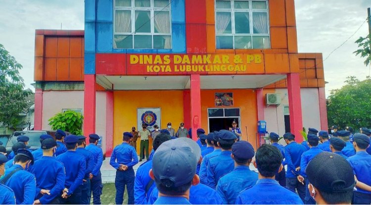 Apel pasukan Damkar Lubuklinggau/ist