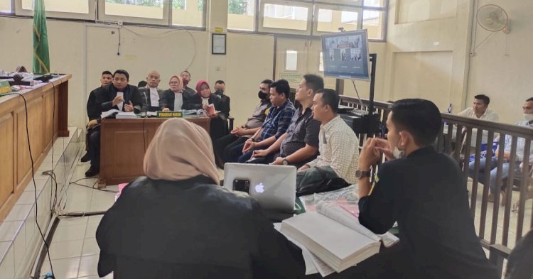 Pemeriksaan saksi-saksi dalam sidang kasus oknum ASN Kejaksaan dan Polisi yang terlibat bisnis narkoba/ist