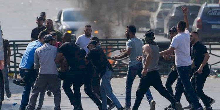 Bentrokan antara warga Palestina dan militer Israel/Net