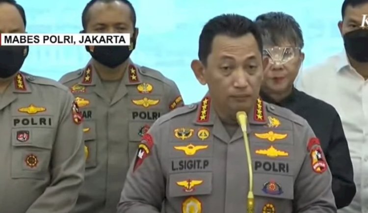 Kapolri Jenderal Listyo Sigit Prabowo. (net/rmolsumsel.id)