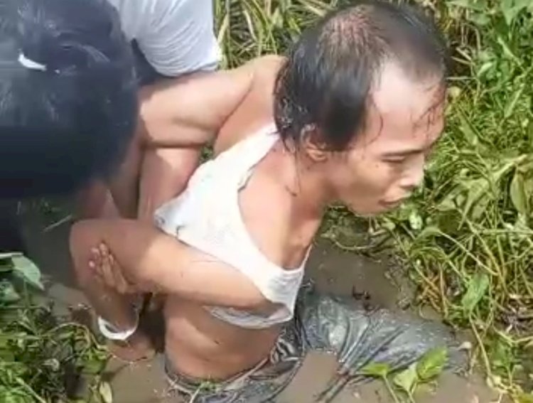 Buronan Curanmor, Sobri saat ditangkap Polrestabes Palembang. (Istimewa/rmolsumsel.id)