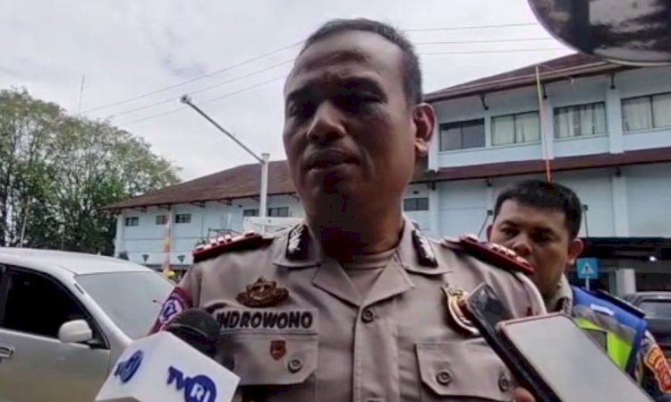 Kasatlantas Polres Muara Enim, AKP Indrowono. (noviansyah/rmolsumsel.id)