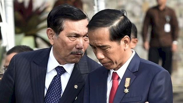 Presiden Joko Widodo dan Menko Maritim dan Investasi Luhut Binsar Pandjaitan/net