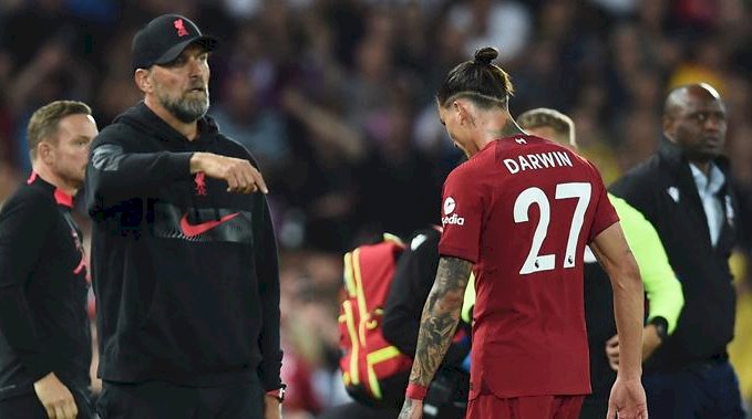 Juergen Klopp dan Darwin Nunez/net