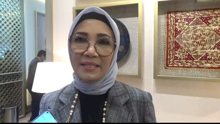 Ketua DPRD Sumsel Hj RA Anita Noeringhati (Dudy Oskandar/Rmolsumsel.id). 