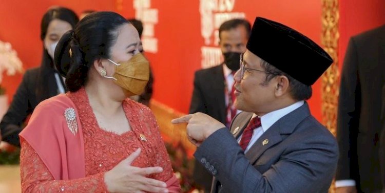 Ketua DPP PDIP Puan Maharani (kiri) dan Ketua Umum DPP PKB Abdul Muhaimin Iskandar/Ist