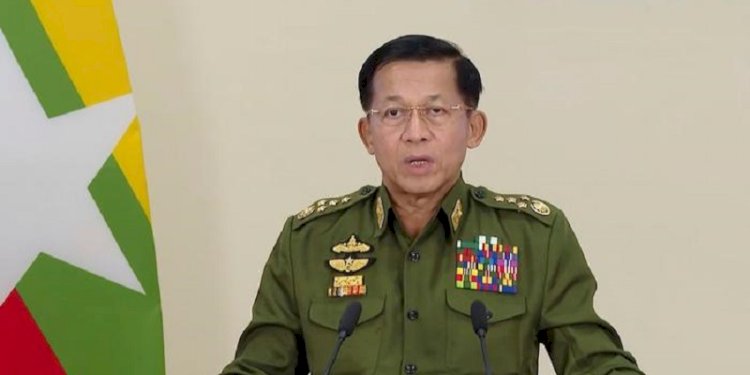 Pemimpin junta Myanmar, Min Aung Hlaing/Net