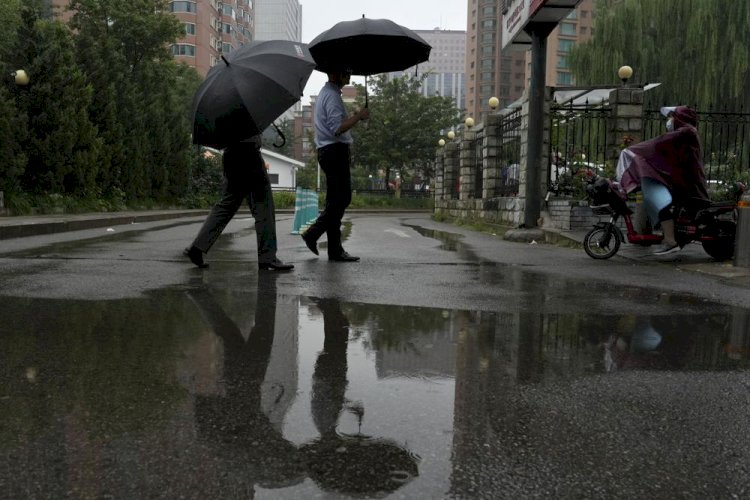 Wilayah China Barat yang dilanda banjir bandang. (istimewa/net)