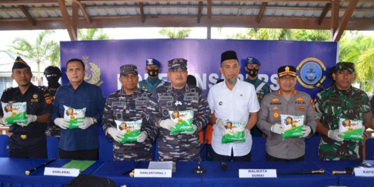 TNI AL Berhasil menggagalkan penyelundupan Sabu seberat 14 Kilogram lebih/ist
