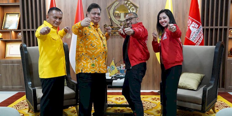 Pertemuan Pimpinan Golkar dan PSI di Kantor DPP, Jakarta, Selasa/ist