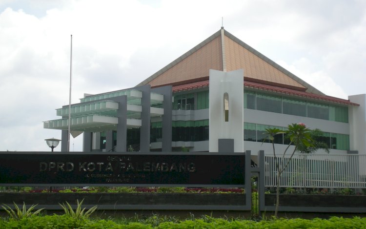 Kantor DPRD Kota Palembang. (ist/rmolsumsel.id)