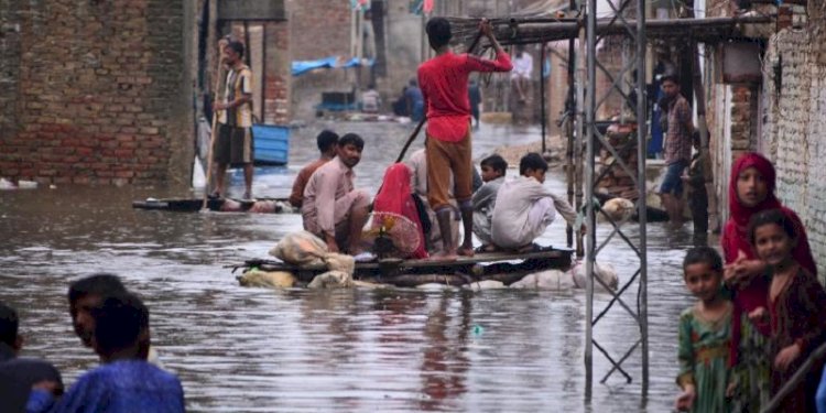 Banjir di Pakistan. (Istimewa/net)