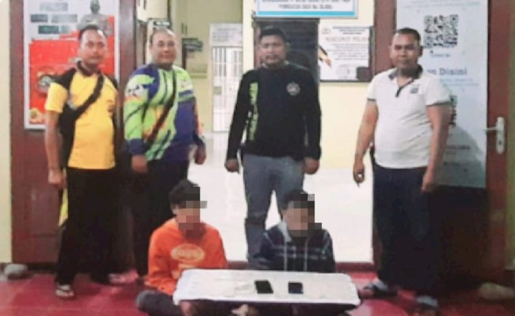 Dua remaja yang bobol polindes di Mura Ditangkap. (Ist)