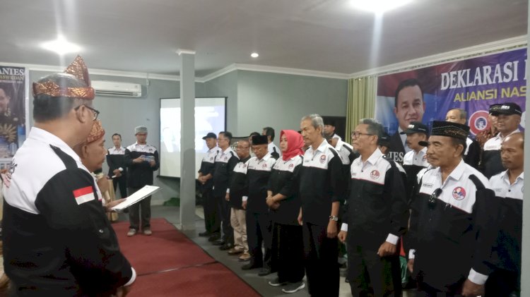 Pengurus DPD Anies 4 Kabupaten dan Kota dilantik. (Ist/RMOLSumsel)