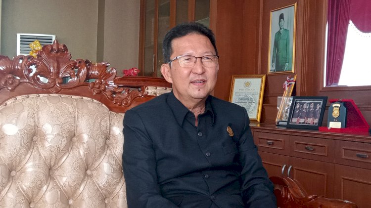 Ketua DPRD Kabpaten Muara Enim Liono Basuki/ist