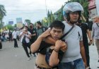 7 Mahasiswa Diamankan Polisi Dalam Demo Tolak Kenaikan BBM di Simpang Charitas