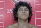 Tampang Sangar Mirip Rambo, Buronan Polisi Ini Ditangkap Tanpa Perlawanan