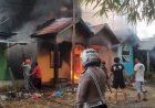 Ditinggal Pergi Mengajar, Dua Rumah Warga di Lubuklinggau Ludes Terbakar