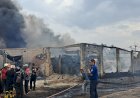 Delapan Ruko Ludes Terbakar Akibat Kebakaran Gudang Penampungan BBM di Kertapati