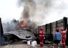 Ditetapkan Tersangka, Pemilik Gudang BBM Ilegal yang Terbakar di Ogan Ilir Menyerahkan Diri