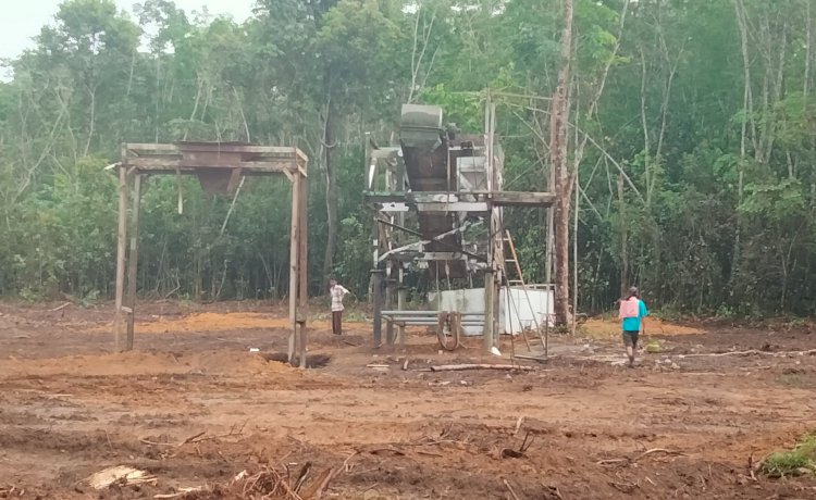 Lokasi pembangunan pabrik beton curah yang berada di Desa Tanah Abang Selatan, Kecamatan Tanah Abang, Kabupaten PALI, Sumatera Selatan/Foto:RMOL