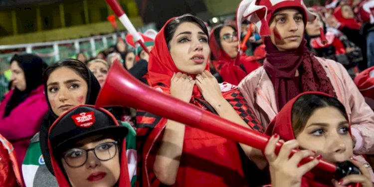  Perempuan di Iran diizinkan menonton sepakbola. (ist/rmolsumsel.id)