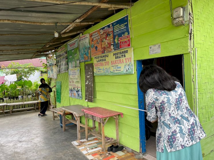 Salah satu rumah warga yang menerima bantuan BSRS.  (ist/rmolsumsel.id)