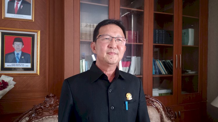 Ketua DPRD Muara Enim, Liono Basuki. (noviansyah/rmolsumsel.id)