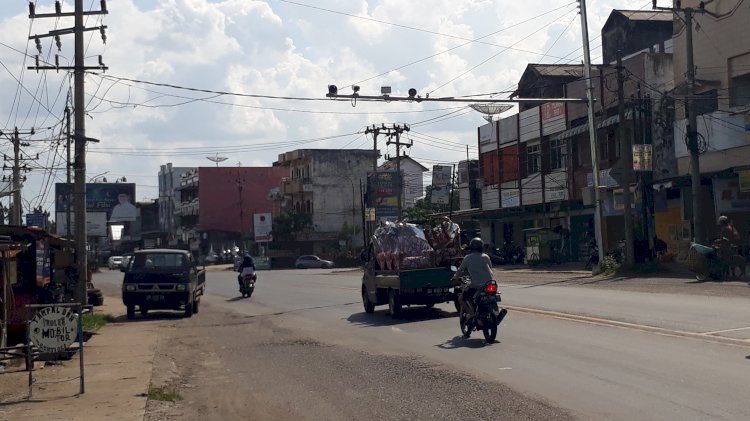 Salah satu titik penempatan kamera ETLE di Simpang Priuk kota Lubuklinggau/RMOL