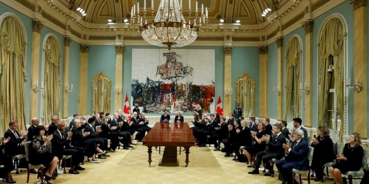 Upacara peresmian Raja Charles III sebagai kepala negara-negara persemakmuran di Ottawa, Kanada pada 10 September 2022/Net