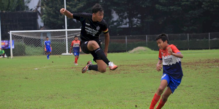 Kapten Young Warrior, Diego Andres Sinathrya saat beraksi. (ist/rmolsumsel.id)